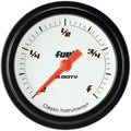 Classic Instruments Velocity White 2-5/8" Fuel Level Gauge - VS309WBLF