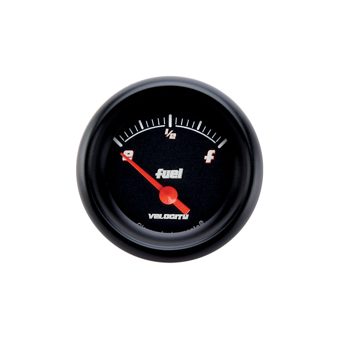 Classic Instruments Velocity Black 2-1/8" Fuel Level Gauge (0-90 Ohm) - VS12BBPF