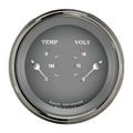 Classic Instruments SG Series 3-3/8" Temperature & Volt Dual Gauge - SG74SLF