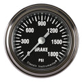 Classic Instruments Hot Rod 2-1/8" Brake Pressure Gauge - HR167SLF