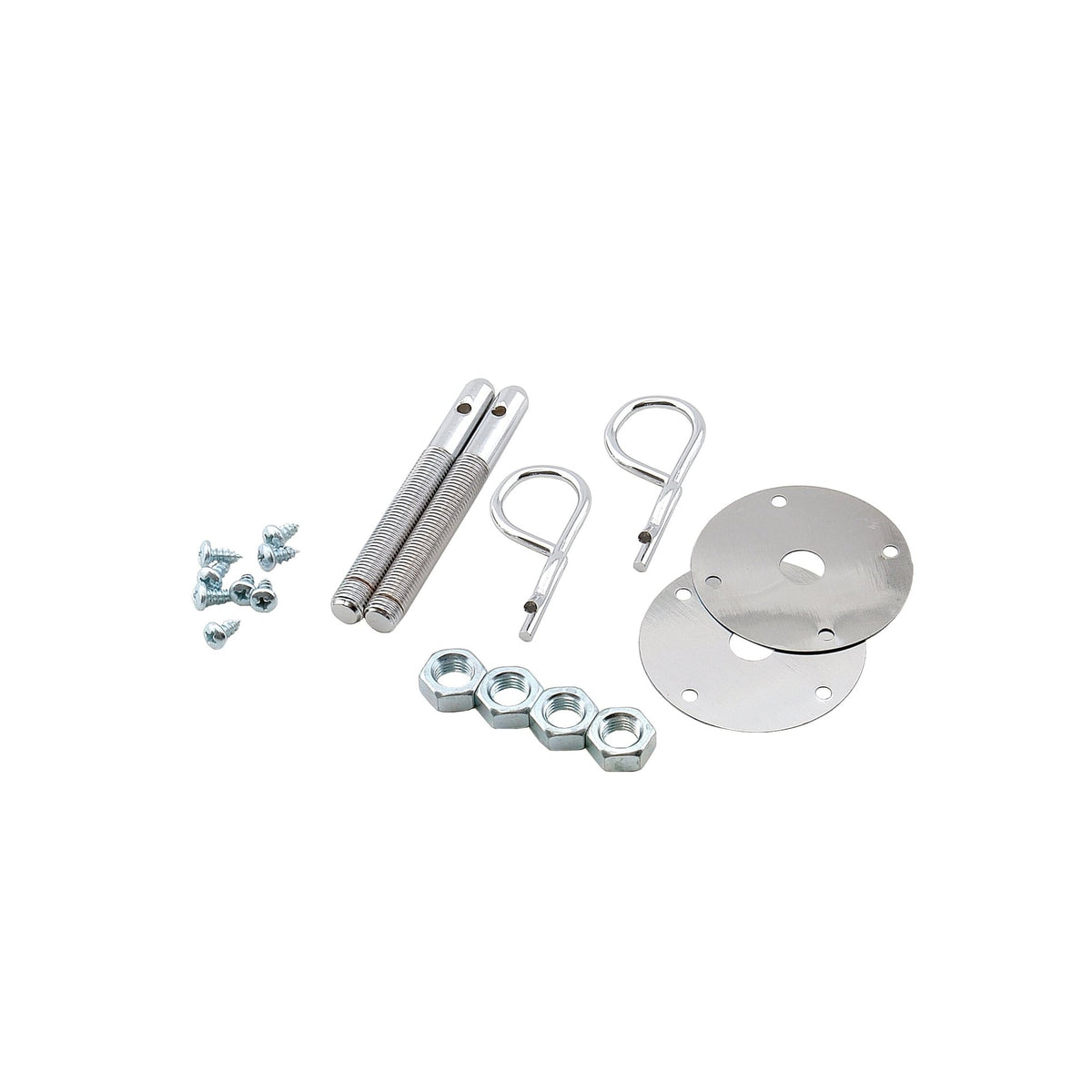 Mr. Gasket Hood Pins Kit - 7/16 Inch - Safety Pins - 1016