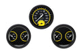 Classic Instruments AutoCross Yellow 3" Ultimate with Two 3" Dual Gauges - AX34YBPF