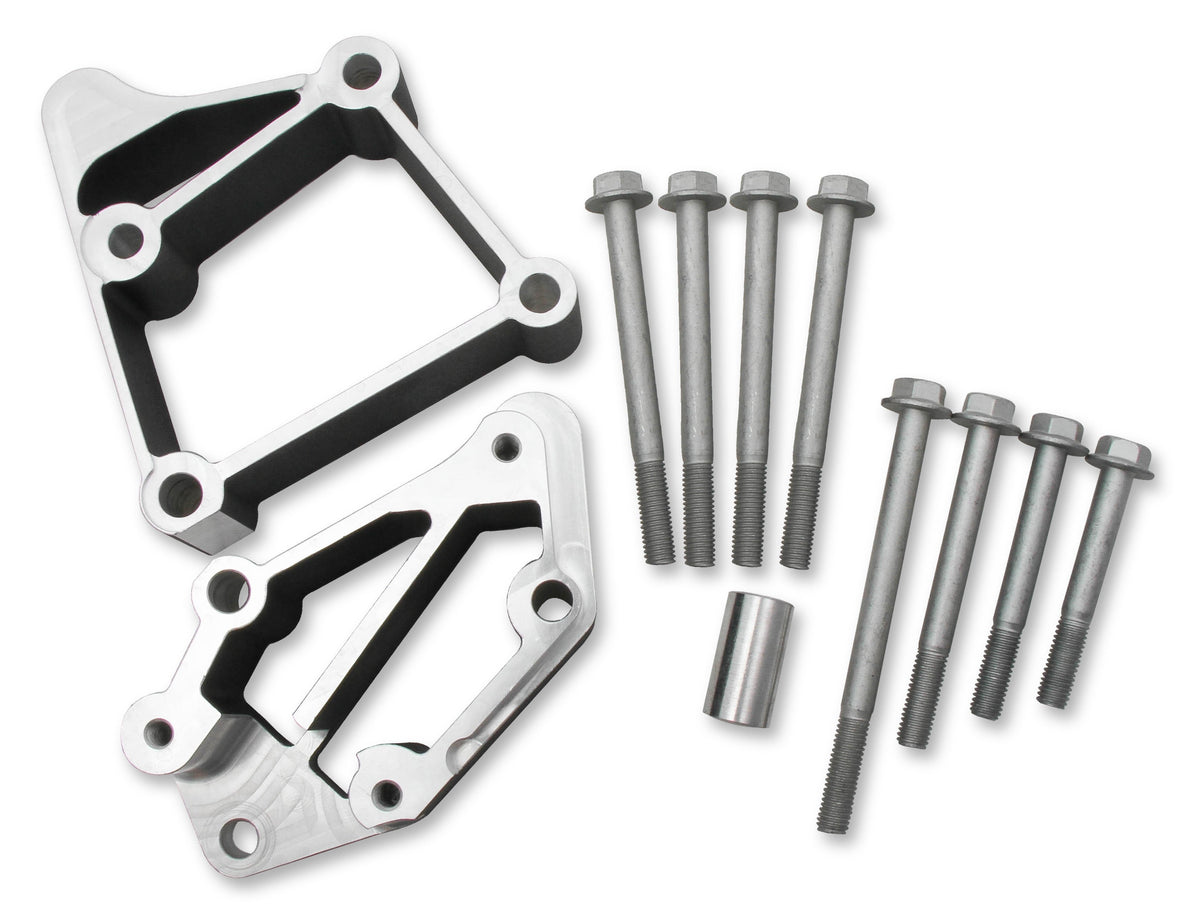 Holley LS Accessory Drive Bracket - Installation Kit for Long Alignment - 21-3BK