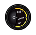 Classic Instruments AutoCross Yellow 2-1/8" Transmission Temperature Gauge - AX27YBLF