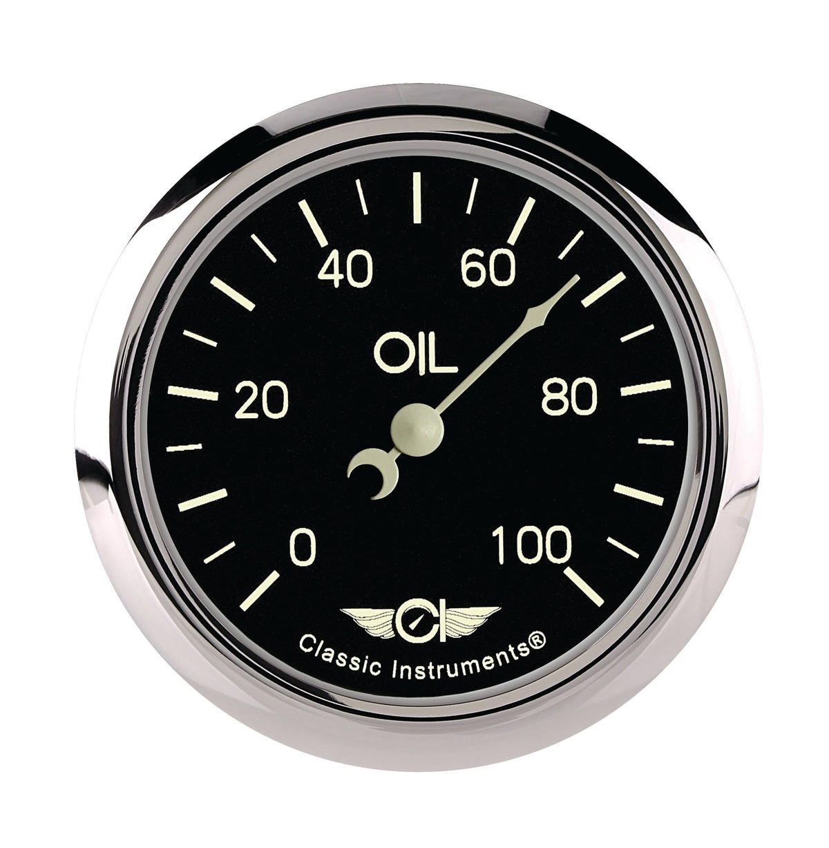 Classic Instruments Classic Series 2-5/8" Oil Pressure Gauge - CL381SRC