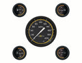 Classic Instruments Autocross Yellow Six Gauge Set - AX54YBLF