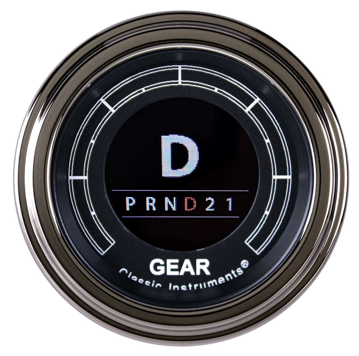 Classic Instruments Traditional 2-1/8" Digital Oled Gear Indicator - TR06DSLF