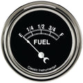Classic Instruments Traditional 2-5/8" Fuel Level Gauge - TR211SLF