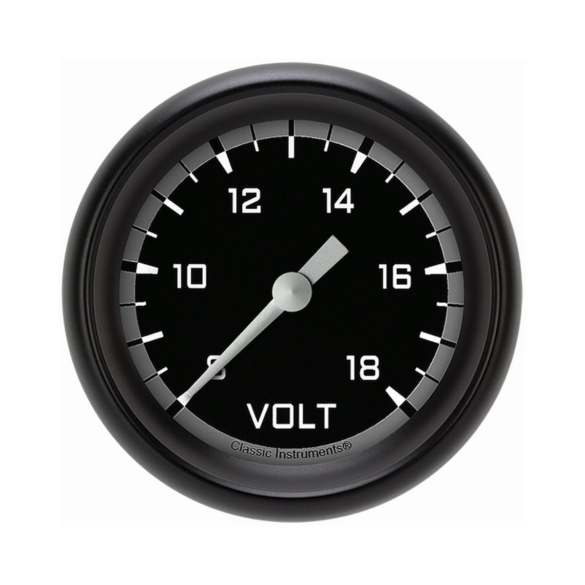 Classic Instruments Autocross Gray 2-5/8" Volt Gauge - AX330GBPF