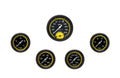 Classic Instruments Auto Cross Yellow 2-5/8" Full Sweep Ultimate Four Gauge Set - AX335YBPF