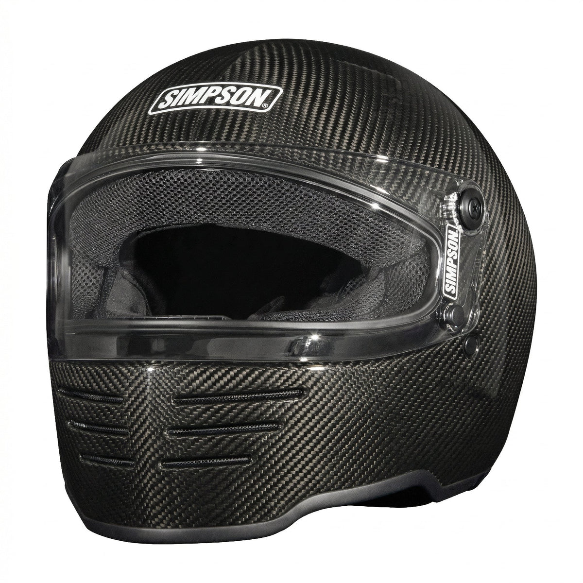 Simpson M62 Bandit Helmet - Carbon Fiber - Large - M62CLG