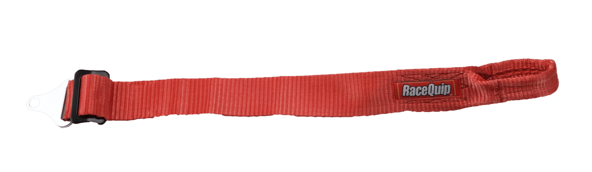 RaceQuip Tow Hook Strap w/ Soft Eye Loop End - 898148RQP
