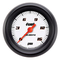 Classic Instruments Velocity White 2-1/8"  Fuel Pressure Electric Gauge (15 PSI) - VS145WBPF