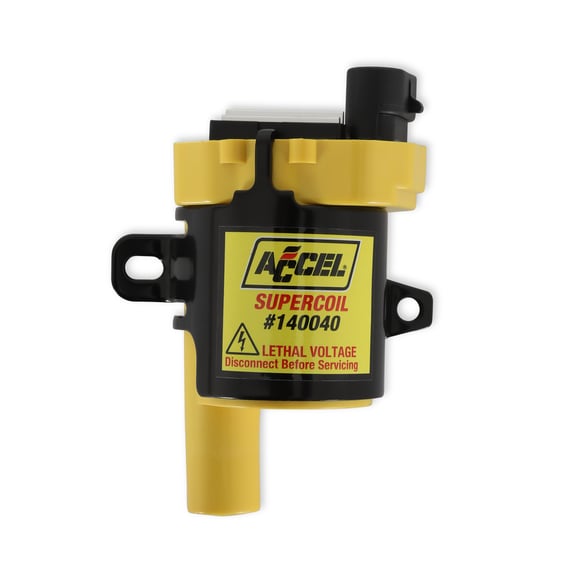 Ignition Coil- SuperCoil- 1999-2007 GM LS Truck 4.8/5.3/6.0L- Yellow- Individual 140040ACC