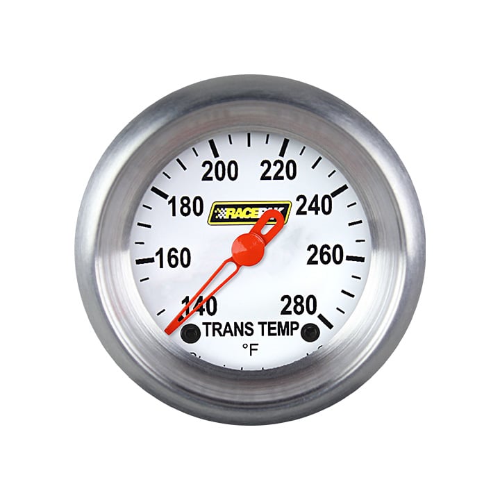Classic Instruments Racepak 2-1/8" Trans Temp White - 250-CI-127WA