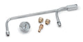 Mr. Gasket Chrome Fuel Line with Gauge - 1576