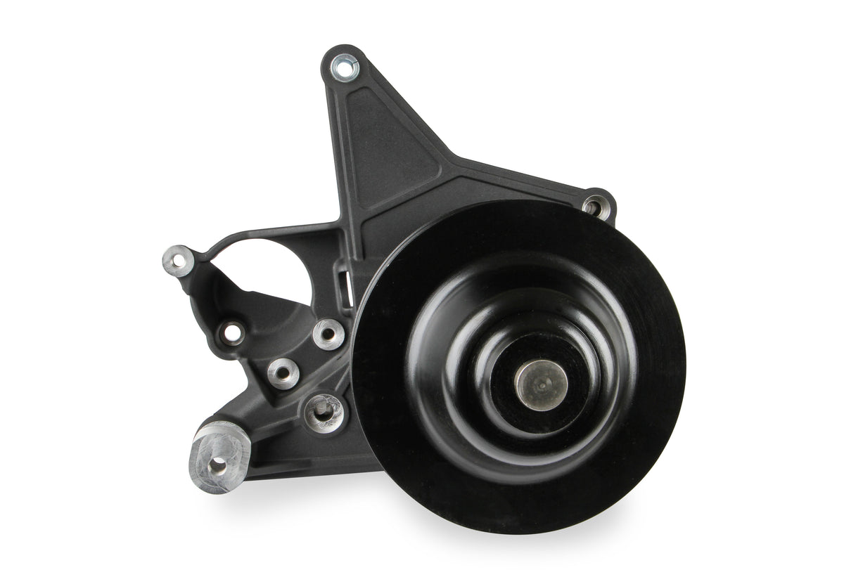 Holley BRACKET KIT, P/S LT4-W SHORT SPACER NATURAL-BLACK FINISH - 97-253BK