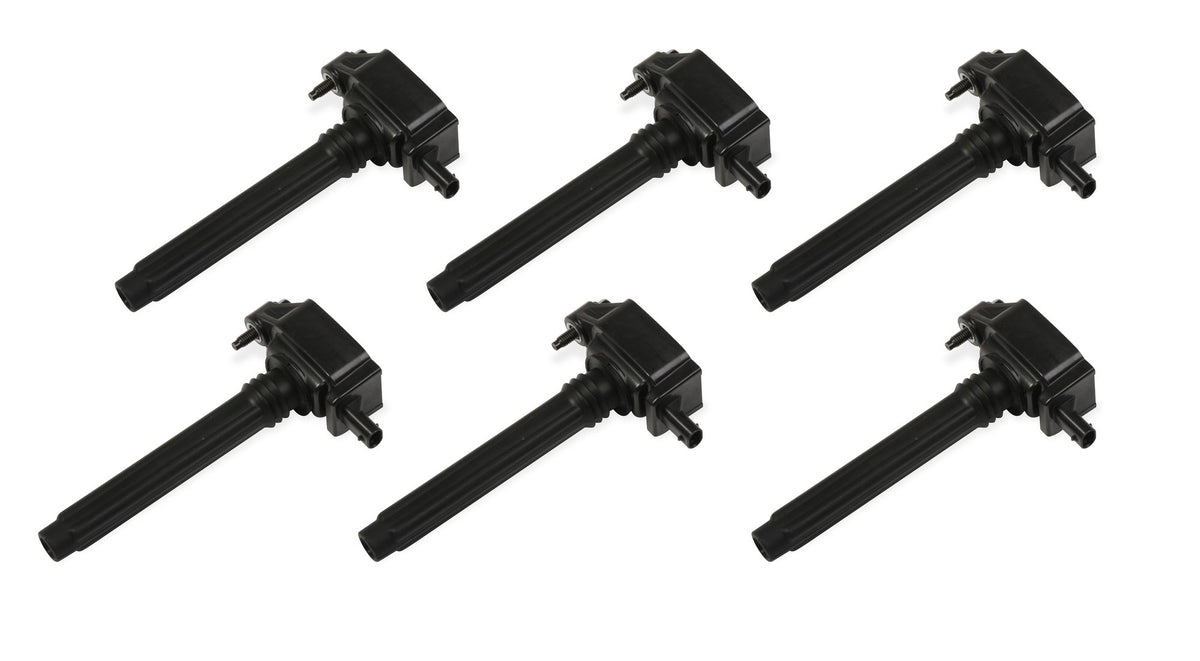 MSD Ignition Coil - Blaster - Chrysler V6 - Black - 6-Pack - 827363