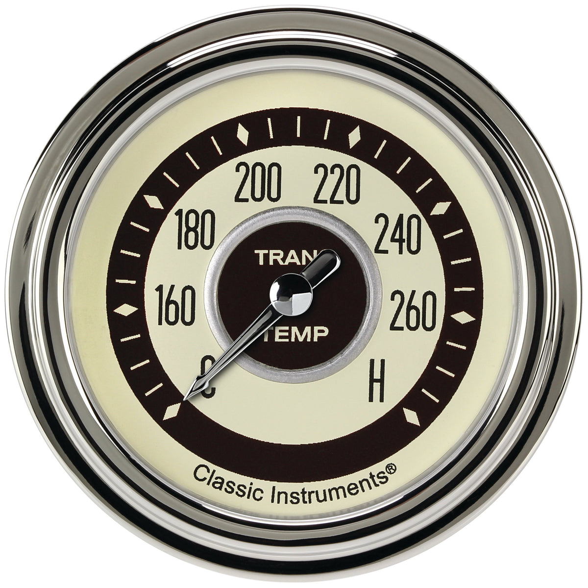 Classic Instruments Nostalgia VT 2-5/8" Transmission Temperature Gauge - NT327SLC