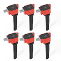 MSD Ignition Coil - Ford EcoBoost -  2.7L V6 - Red - 6-Pack - 82606