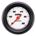 Classic Instruments Velocity White 2-1/8" Full Sweep Volt Gauge - VS130WBPF
