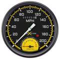 Classic Instruments Autocross Yellow 5" Inch Speedtachular Gauge - AX50YBPF
