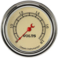 Classic Instruments Vintage 2-5/8" Volt Gauge - VT330SLF