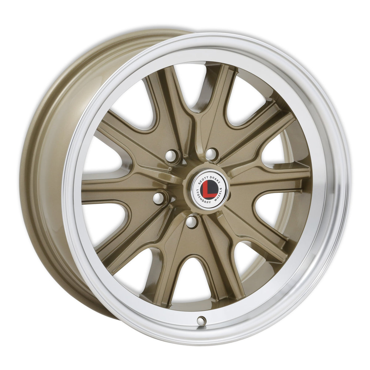 Legendary Wheel HB45 - 17x7 - 5x4.5 - 4.25 BS - Gold Haze - LW90-70754F