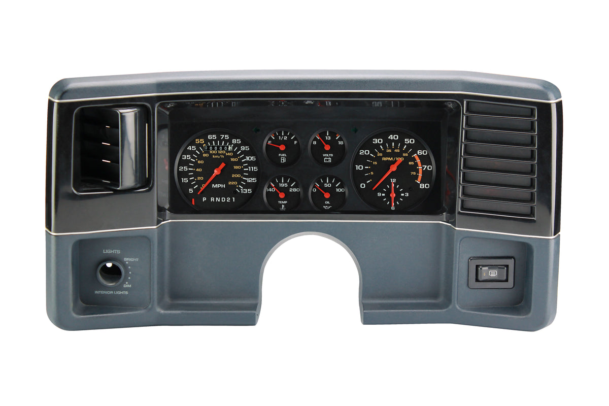 Classic Instruments Chevy G-Body Direct Fit Gauge Package without Overdrive Gear Indicator - CH78OE07