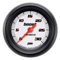 Classic Instruments Velocity White 2-1/8"  Boost Electric Gauge (30 PSI) - VS142WBPF