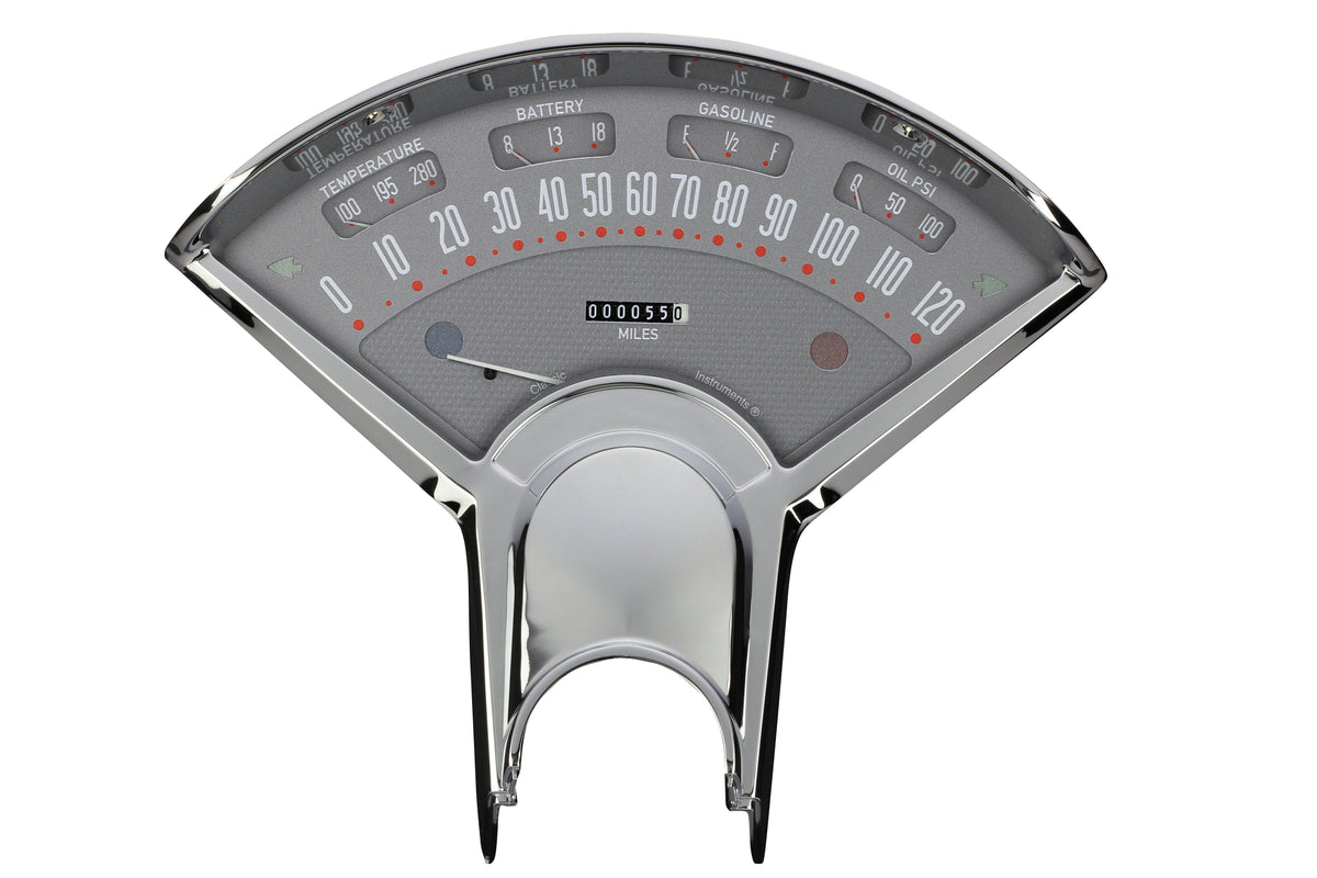 Classic Instruments Bel Air III Gray Direct Fit Package - BET00G