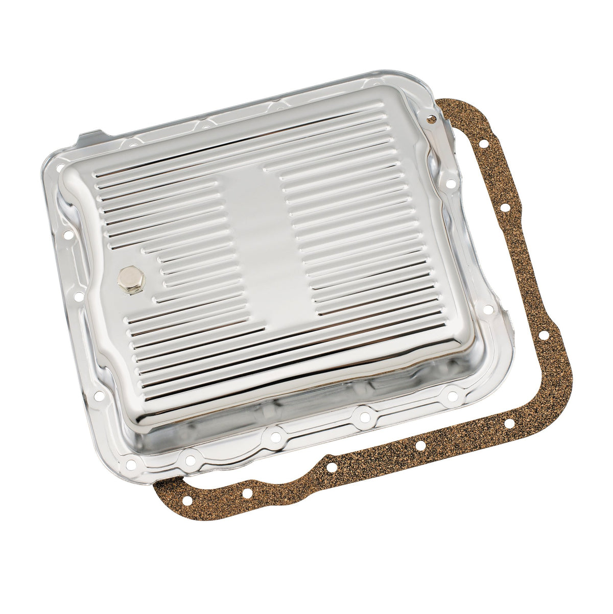 Mr. Gasket Transmission Oil Pan - Chrome - 9732