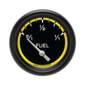 Classic Instruments Autocross Yellow 2-5/8" Fuel Level Gauge (0-90 Ohm) - AX212YBLF