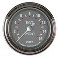 Classic Instruments Silver Gray 2-1/8" Exhaust Gas Tempature Gauge - SG198SLF