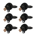 MSD Ignition Coil - Ford EcoBoost - 3.5L V6 - 3-Pin Connector - Black - 6-Pack - 825763