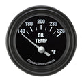 Classic Instruments Hot Rod 2-1/8" Oil Temperature Gauge - HR28BLF