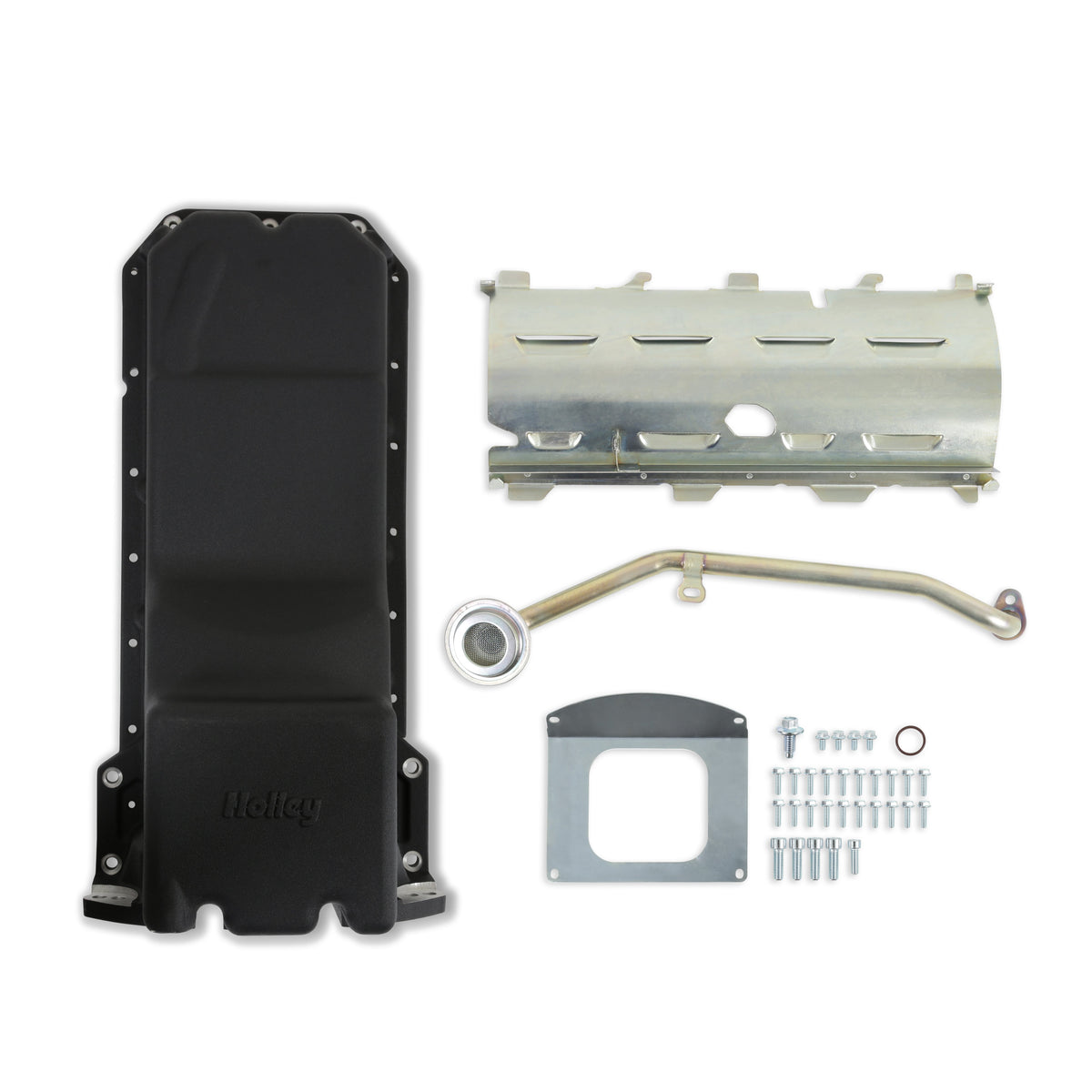 Holley Gen III Hemi Swap Oil Pan - Black - 302-63BK