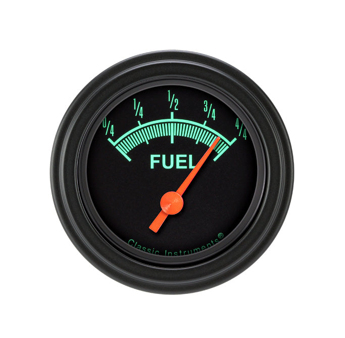 Classic Instruments G/Stock Series 2-1/8" Fuel Level Gauge (240-33 Ohm) - GS09BLF