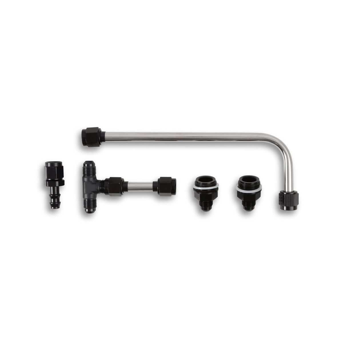 Quick Fuel Dual Feed Fuel Line #6AN (Slayer Series - Black) - 34-600SL-BLKQFT
