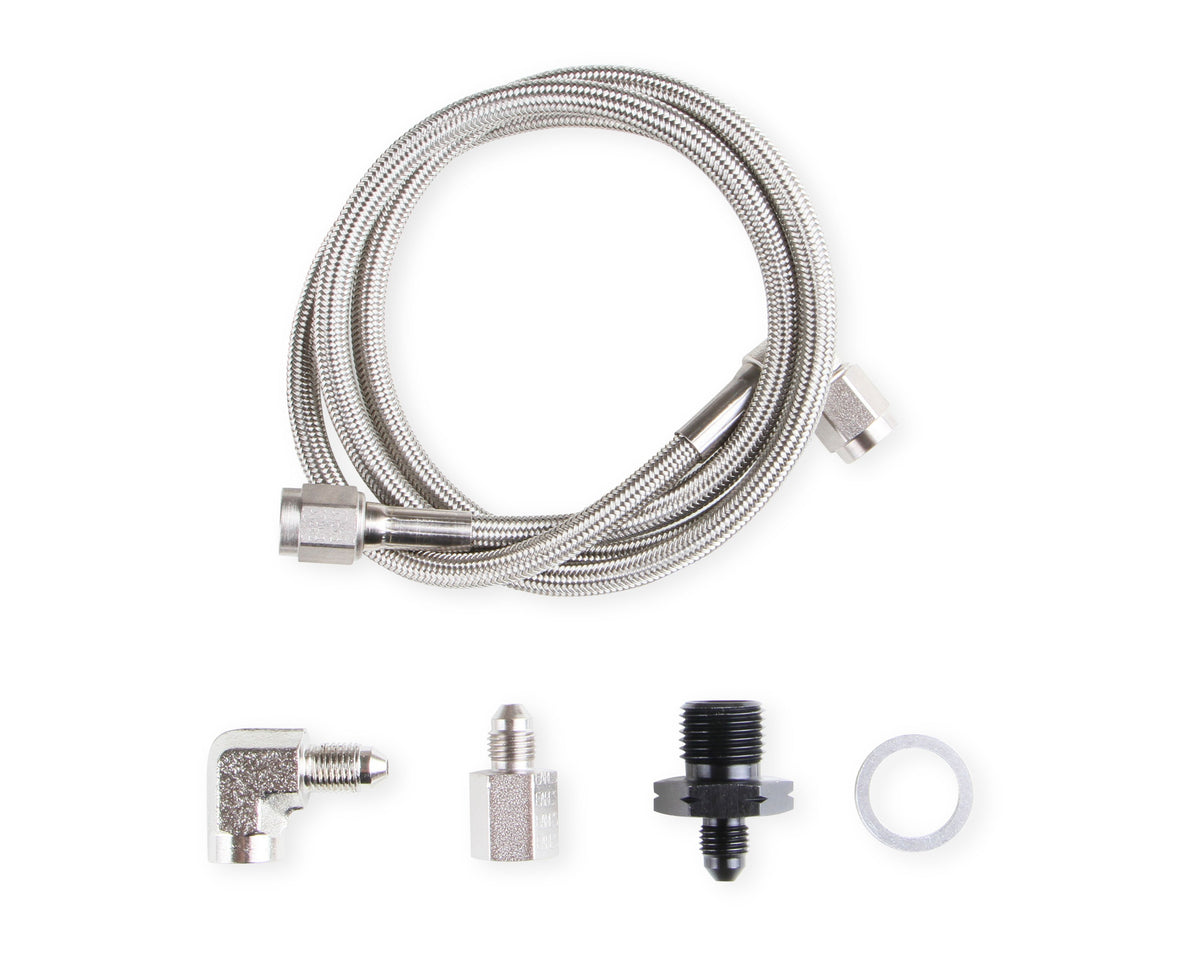 Earl’s Oil Pressure Gauge Installation Kit - GM LS w/ 36" Long Hose - LS0032ERL