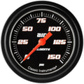 Classic Instruments Velocity Black 2-5/8" Air Pressure Gauge - VS318BBLF