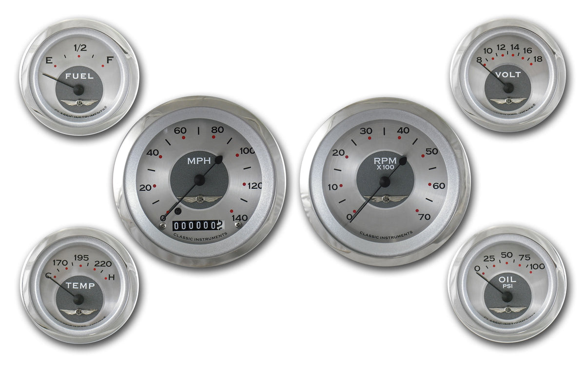 Classic Instruments All American Six Gauge Set - AW01SRC