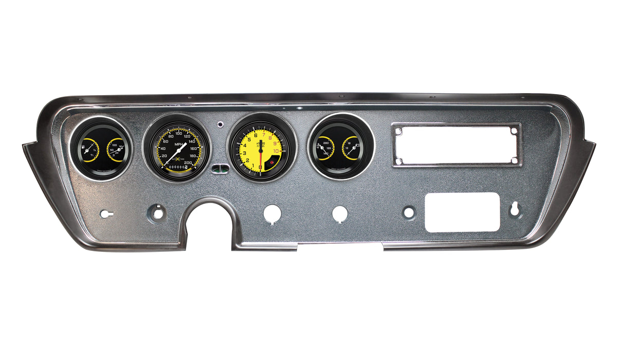 Classic Instruments AutoCross Yellow 1966-67 GTO - PC66AXY05