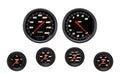 Classic Instruments Velocity Black 3" Ultimate Four Small Gauge Set - VS351BBPF