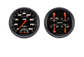 Classic Instruments Black Speedtach Quad Gauge Set - VS62BBPF