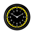 Classic Instruments AutoCross Yellow 2-5/8" Clock - AX92YBLF