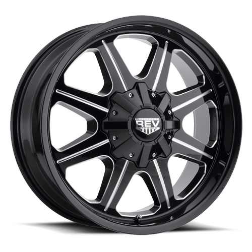 REV Wheels Off Road 823 Series - 17x9 - 4.53 BS - 5x5 / 5x5.5 - 823M-7903212
