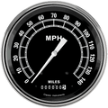 Classic Instruments Traditional 5" Speedometer Gauge (140 MPH) - TR56SLC