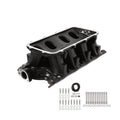 Holley Black 351W Ford Hi-Ram Carbureted Manifold Base - 300-243BK