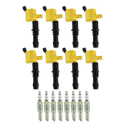 ACCEL Ignition Upgrade Kit- 2004-2008 Ford 4.6L/5.4L/6.8L 3-valve, yellow 8-pack 811433